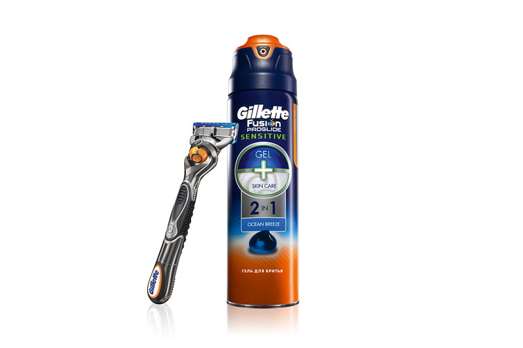 Gillette fusion proglide гель для бритья увлажняющий 75мл